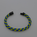 Segelseilarmband Dahme Gelb/Blau 8 mm – Maritimes Armband mit Magnetverschluss – Handgefertigt in Travemünde – Bild 3