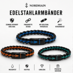 Nordhain-Küstenschnacker-schwarz-mint/ – Bild 2