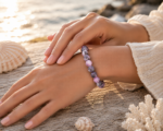 Dämmerrose - Perlenarmband – Bild 3