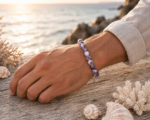 Dämmerrose - Perlenarmband – Bild 4