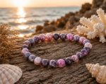 Dämmerrose - Perlenarmband – Bild 5