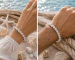 Küstenruhe - Perlenarmband – Bild 3