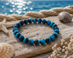 Natursteinarmband Tiefenstrom – Bild 4