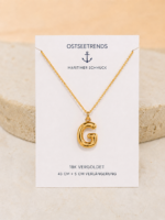Buchstabenkette G Gold – 18K vergoldete Halskette mit Initiale