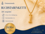 Buchstabenkette I Gold – 18K vergoldete Halskette mit Initiale – Bild 2